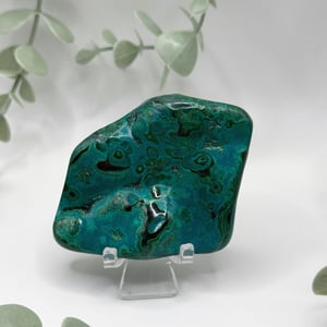 Polished Malachite & Chrysocolla - Congo Amanda