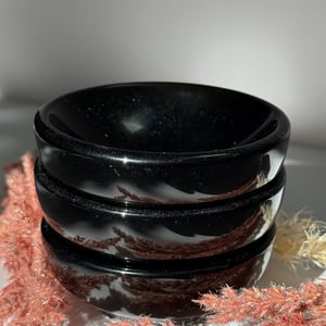 Black Obsidian Bowl