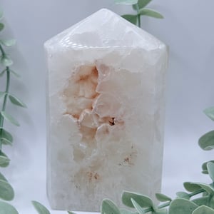 Brazilian Druzy Agate Tower - Amanda