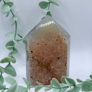 Brazilian Druzy Agate Tower - Amanda