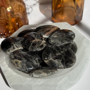 Black Moonstone Palmstone