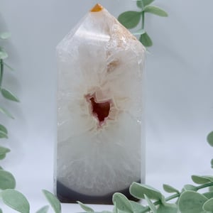 Brazilian Druzy Agate Tower - Amanda