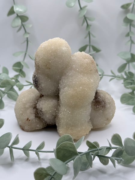 Druzy Quartz Stalactite Cluster
