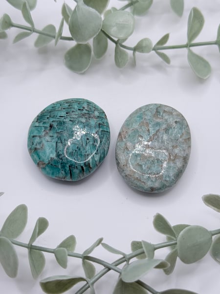 Amazonite Palmstones - Small