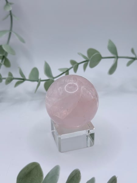 Small Star Rose Quartz Sphere