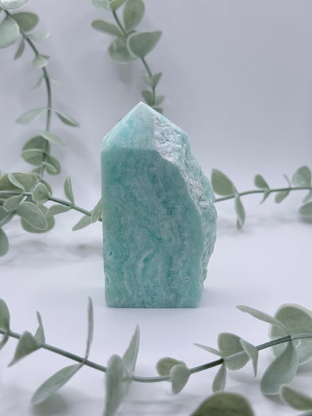 Blue Aragonite Tower