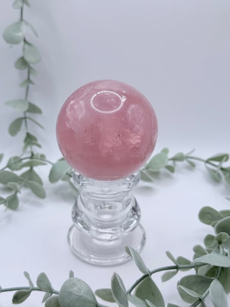 Star Rose Quartz Sphere