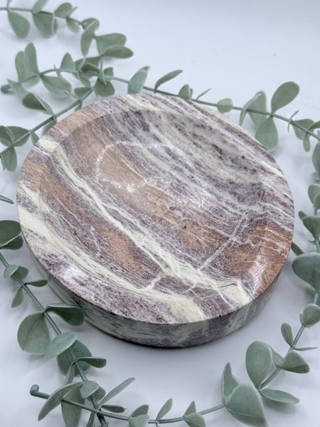 Banded Calcite Bowl - Oval