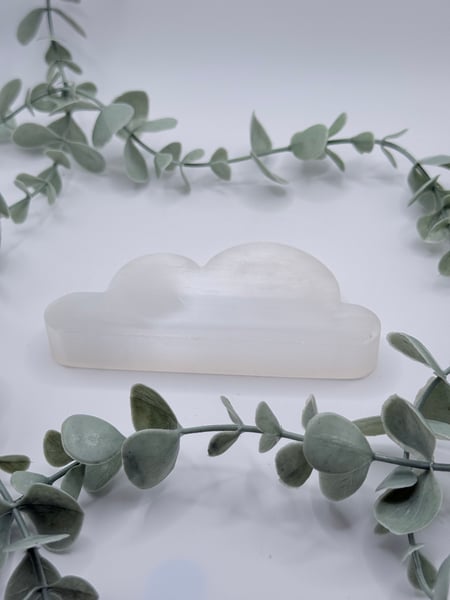Polished Selenite Cloud Bowl