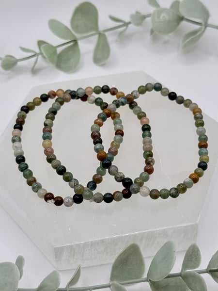 4mm Sea Jasper Bracelet