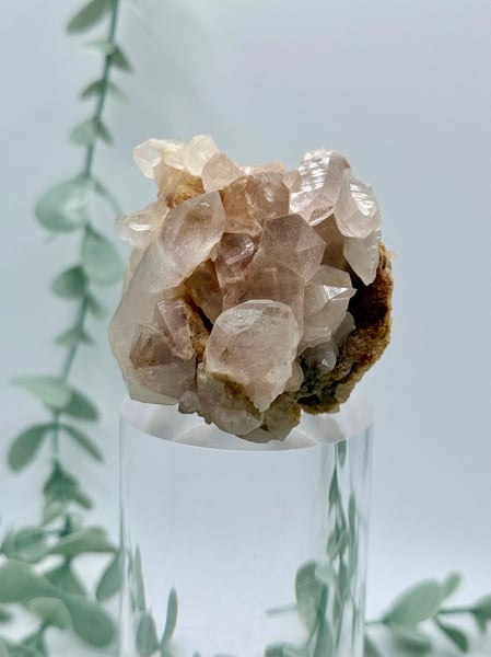 Pink Himalayan Quartz Cluster