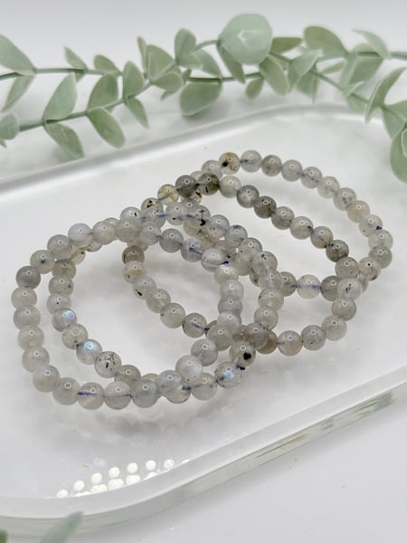 7mm Rainbow Moonstone Bracelet