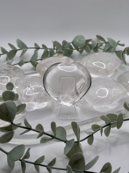 Clear Quartz Heart