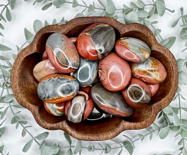 Small Polychrome Jasper Palmstone