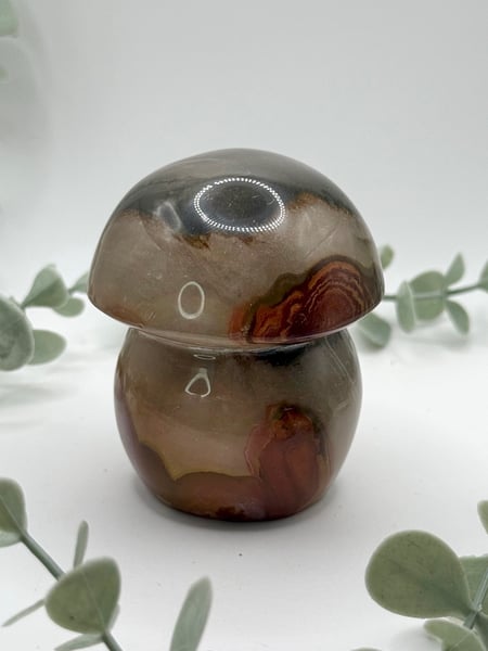Polychrome Jasper Mushroom