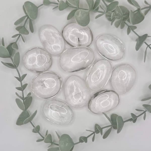 Clear Quartz Palmstone - Small