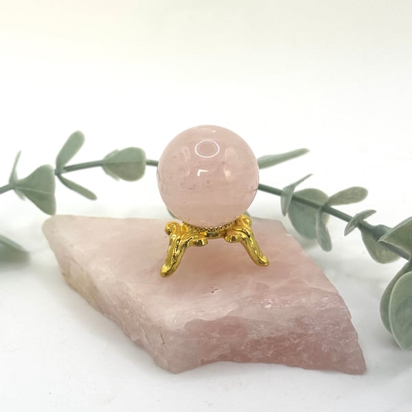 Curated Rose Quart Mini Sphere Set