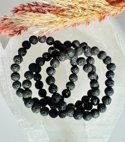 8mm Lava Stone Bracelet