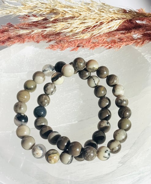 8mm Volcano Agate Bracelet