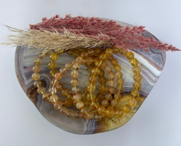 8mm Citrine Bracelet
