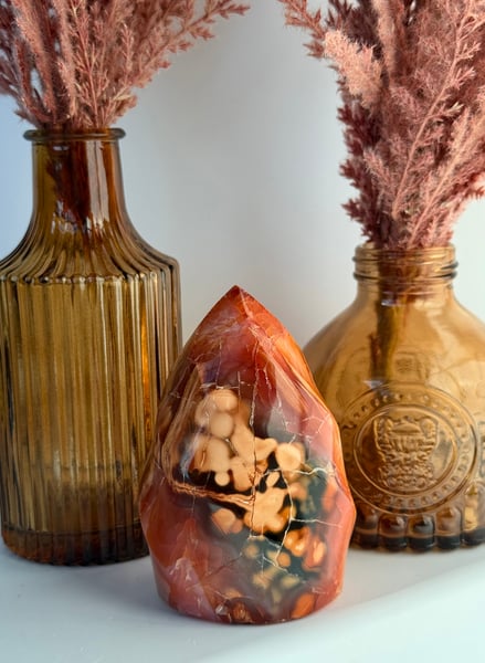Carnelian Agate Flame