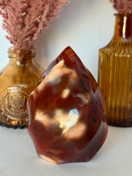 Carnelian Agate Flame