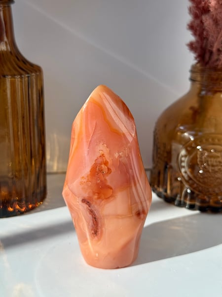 Carnelian Agate Flame