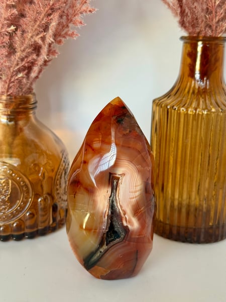 Carnelian Agate Flame