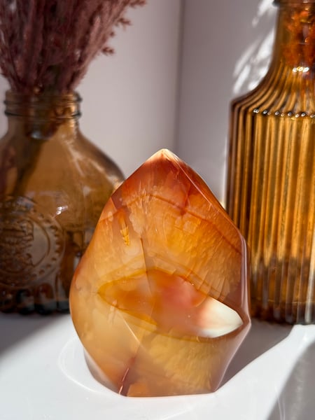 Carnelian Agate Flame