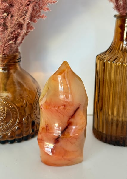 Carnelian Agate Flame