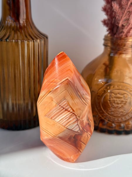 Carnelian Agate Flame