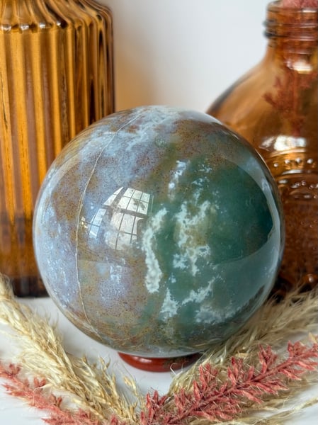 Sea Jasper Sphere