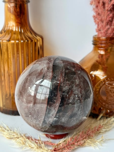 Fire Quartz Sphere