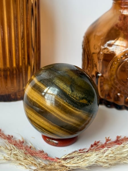 Natural Golden Tiger's Eye Sphere