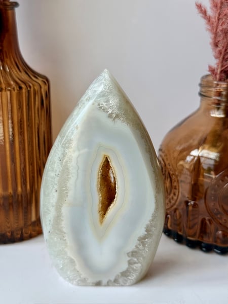 Druzy Brazilian Agate Flame