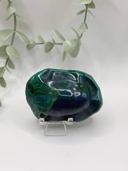 Polished Malachite & Chrysocolla - Congo Amanda