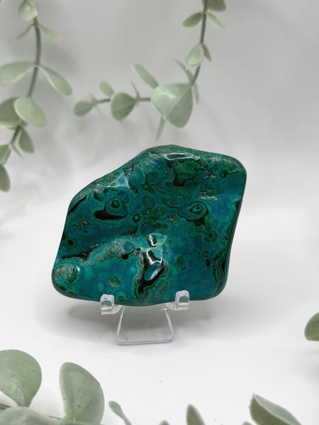 Polished Malachite & Chrysocolla - Congo Amanda