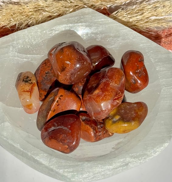 Brazilian Toasty Carnelian Tumbles