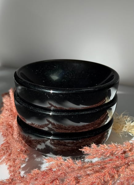 Black Obsidian Bowl