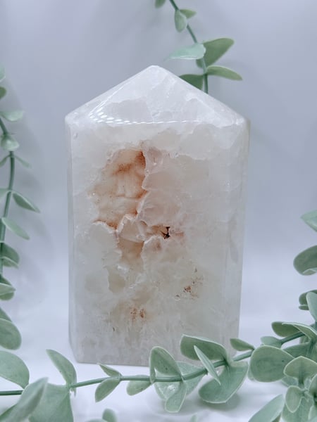 Brazilian Druzy Agate Tower - Amanda