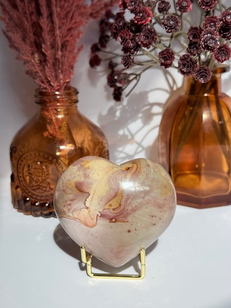 Polychrome Jasper Heart