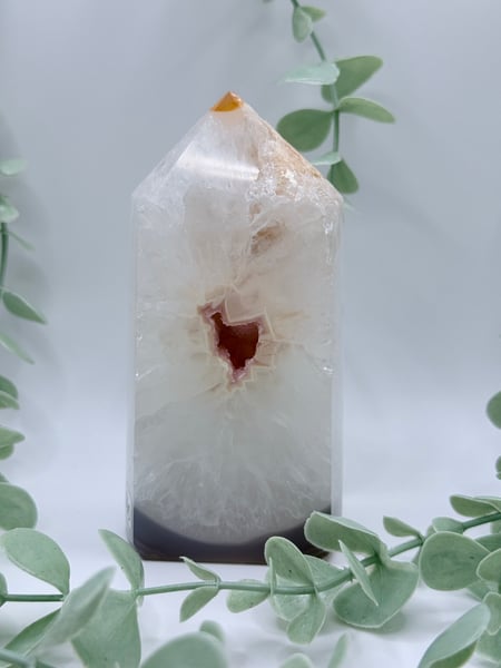 Brazilian Druzy Agate Tower - Amanda