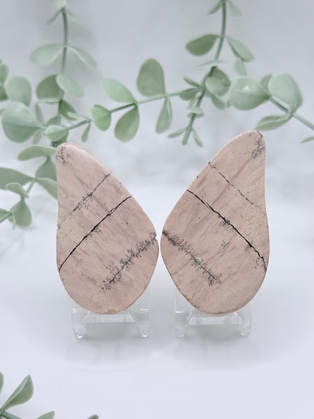 Dendritic Jasper Pairs - Amanda
