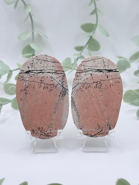 Dendritic Jasper Pair - Amanda